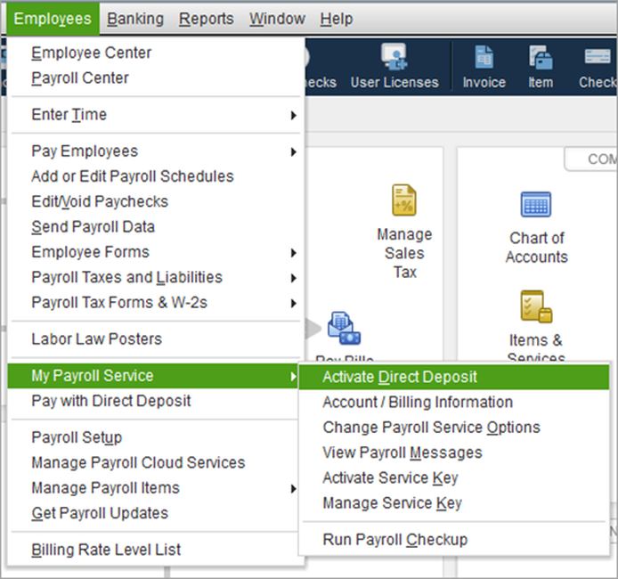 Direct Deposit for Employees in QuickBooks